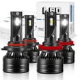 thumbnail image 1 of 4x Quayub Combo LED Bulbs for 2007-2013 GMC Sierra 1500 Headlight Lights, 1 of 12