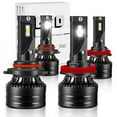 thumbnail image 1 of 4x Quayub Combo LED Bulbs for 2009-2020 Dodge Ram 1500 2500 3500 Headlight Lights, 1 of 12