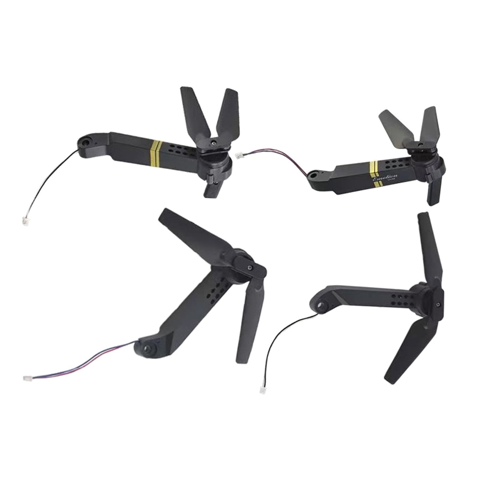 4x RC Quadcopter Spare Parts Axis Arms with Motor Propeller for E58 JY019 S168 Walmart