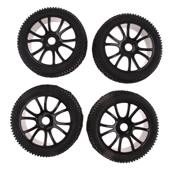 4x RC Tires Model Car Rubber Tyre for 1:8 RC Car Truck