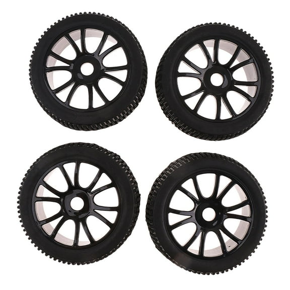 4x RC Tires Model Car Rubber Tyre for 1:8 RC Car Truck