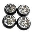 thumbnail image 1 of 4x RC Wheel Rim Tires Set 25mm for K969 K989 P929, :28 Scale Car Accessory Parts Replacement, 1 of 6