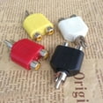 thumbnail image 1 of 4x RCA Y Splitter AV Audio Video Plug Converter 1-Male 2-Female to Adapter L5T5, 1 of 9