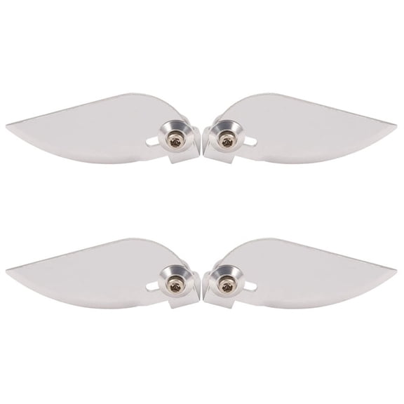 4x Rc Model Boat Turn Fins Adjustable Aluminum Water Knife for Ft012 Refit