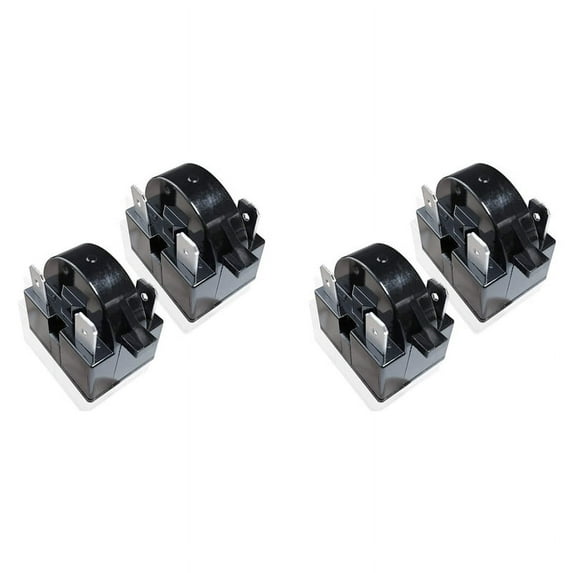 4x Replacement Part 3 Pin QP2-4.7/ QP2-4R7 4.7 Ohm Refrigerator PTC Start/ Relay for Most Mini Fridges
