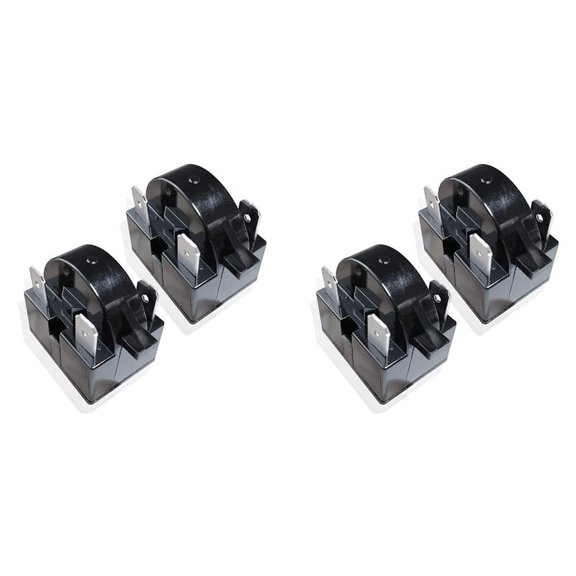 4x Replacement Part 3 Pin QP2-4.7/ QP2-4R7 4.7 Ohm Refrigerator PTC Start/ Relay for Most Mini Fridges