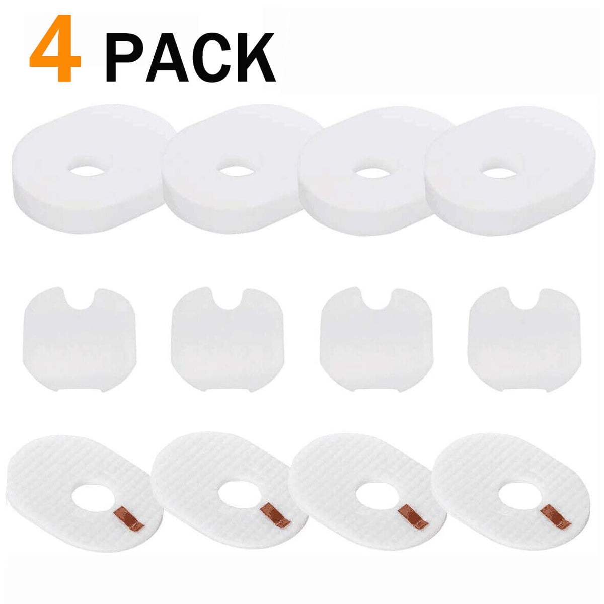 4x Replacement Vacuum Foam Felt Filter for Shark Rocket HV300 HV301 HV305 UV450