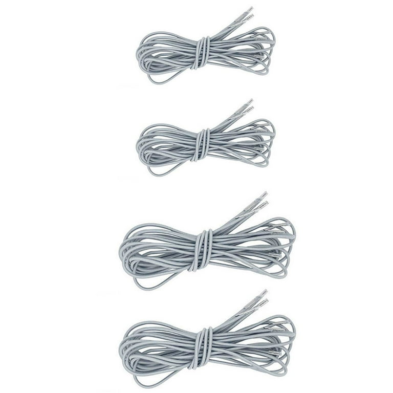 4x Ropes Elastic Cord w MetalHead For Recliner Chairs Garden Sun Lounger Chair