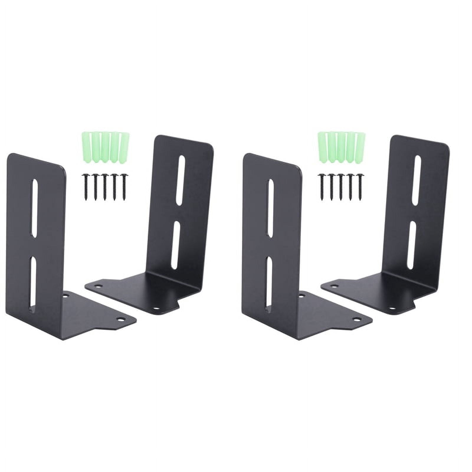 Mounting Sound System 4x Sound Bar Mounts Wall Brackets Easy to Install Anti-Drop Wall Shelf ...