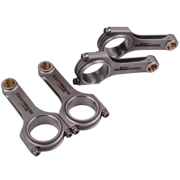 4x Steel H-Beam Connecting Rods for Mazda B6/BP 1.6L/1.8L Engines  5.2362" Length  Includes ARP 2000 Bolts  Fits Miata MX5 & Various Mazda/Ford/Kia Models