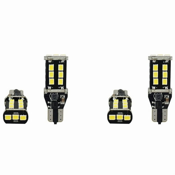 4x Super Bright White Canbus LED Bulb for Car Backup Reverse Light 912 921 T15 W16W