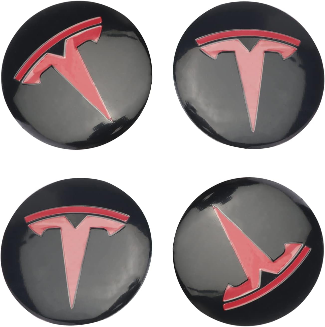 4 X Mini Cooper JCW 56mm Alloy Wheel Centre Caps In Black Silver Hub Logo Emblem Badge 5fcf6bf56c535581