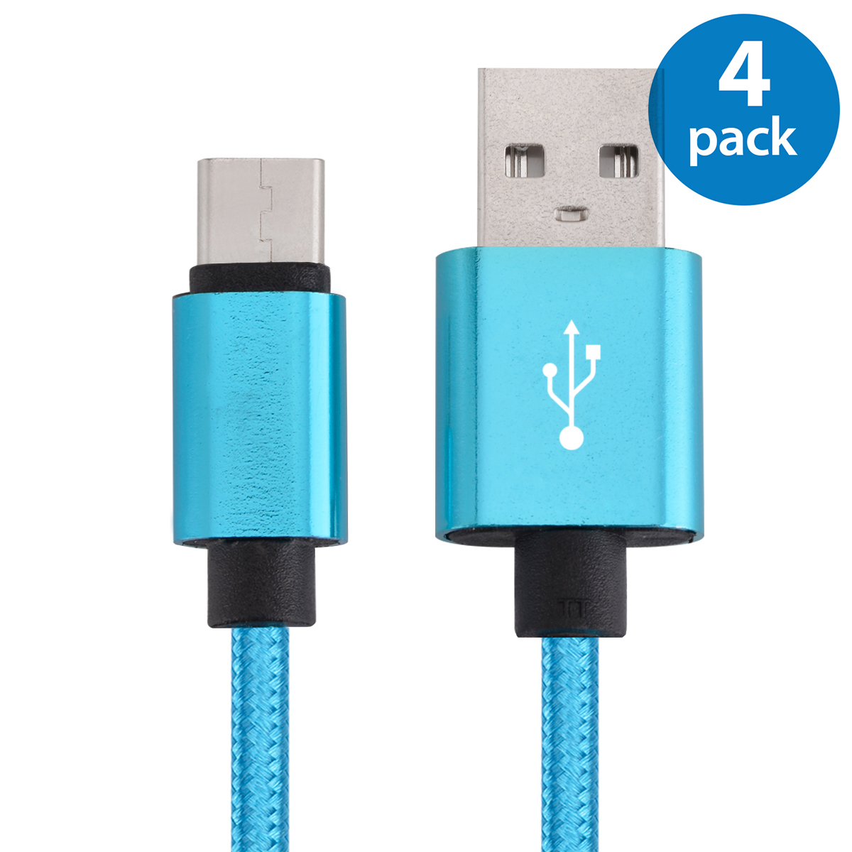 4x Usb Type C Cable Fast Charging Cable 10ft Usb C Type C 31 Nylon Braided Data Sync Charger 8624