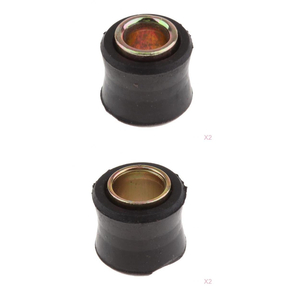 4x Universal Motorcycle Shock Absorber Bushing Rubber Bushing Spare Parts, 10 12mm