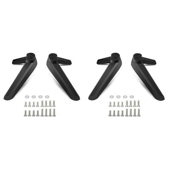 4x Universal TV Stand, Table Top Stand Base Replacement, Pedestal Feet Mount Legs 17mm-20mm
