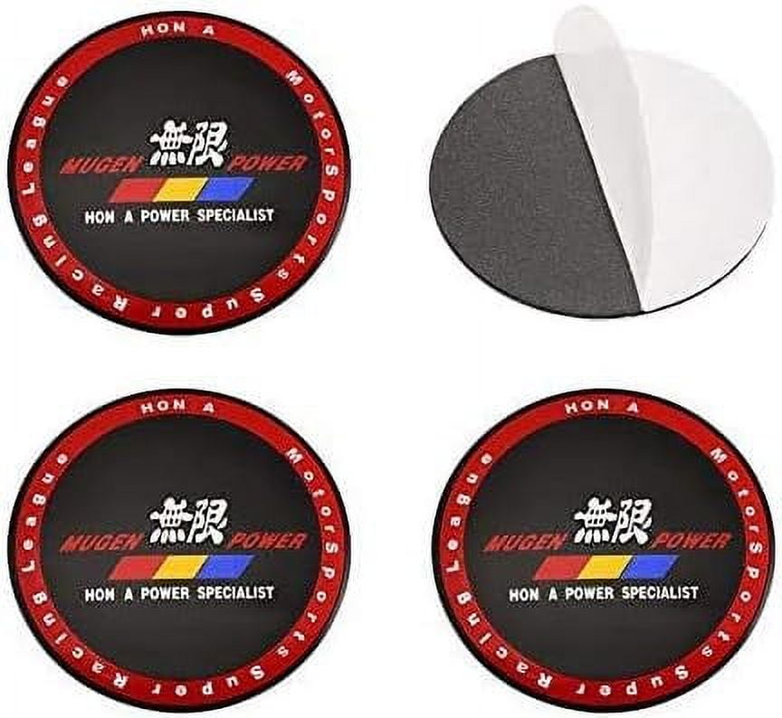 4x Wheel Center Caps 56MM Car Wheel Center Hub Caps Emblem Sticker