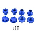 thumbnail image 1 of 4x Wheel Hex Hubs Adapter Replacing Sledge VXI Vehicle Hobby Blue, 1 of 7