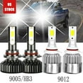 thumbnail image 1 of 4x White LED Headlight Bulb Hi+Lo For Dodge RAM 1500 2500 3500 2013-2014 2015, 1 of 5