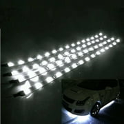 4x White LED Light Strip 12V DC Car/Truck/ATV/Motorcycle/Boat/Golf Cart Cuttable