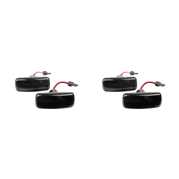 4x for 200 Sebring Nitro Compass Car LED Side Marker Light Black