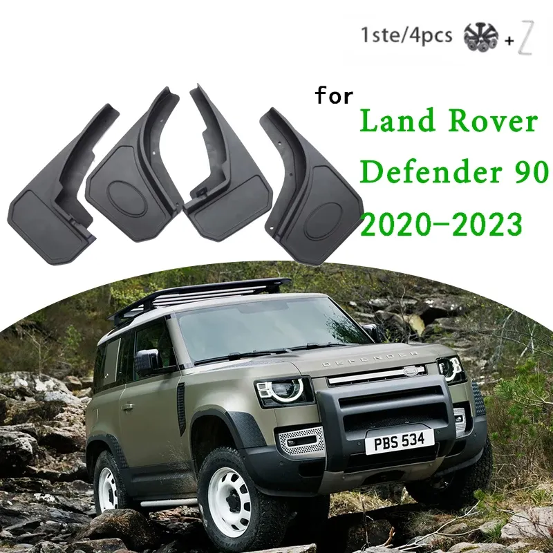 Spritzschutz Kotflügel Für Land Rover Defender 90/110 2020-2022 - 4-tlg. Set Schwarz