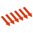 thumbnail image 1 of 4x1.2" Arrow Sticker Directional Sign Adhesive Removable Floor Decal, Red, 20Set / 120 Pack, 1 of 6