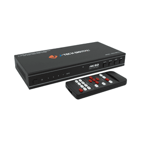 4x1 HDMI Multi-viewer & Seamless Switcher 4K 60Hz | 4 In 1 Out w/ 8 Display Modes, Audio Extract, Aspect Ratio Change, OSD, PiP, PBP, Quad Viewing by J-Tech Digital [JTECH-MV41A]