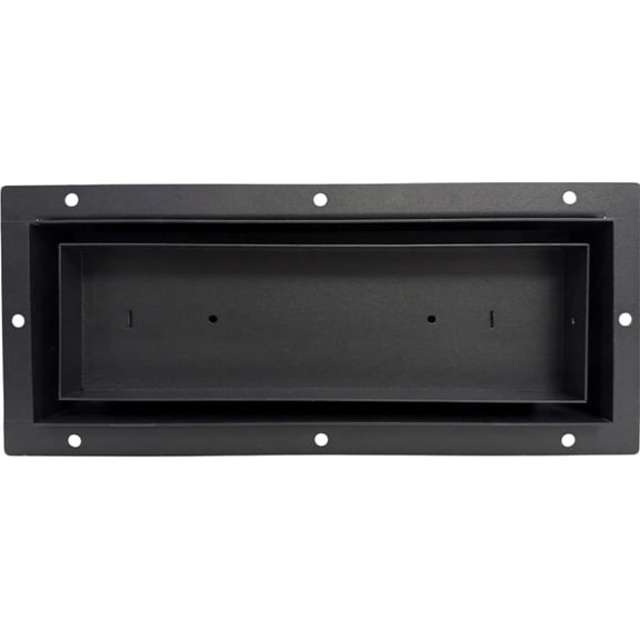 4x10 Flush Metal Floor Vent - Hidden Undermount 3-Piece Custom Heavy Duty Insert Register, Completely Flush Walkable tillable Grille Vent Cover, Adjustable Airflow & 2 Year Warranty -