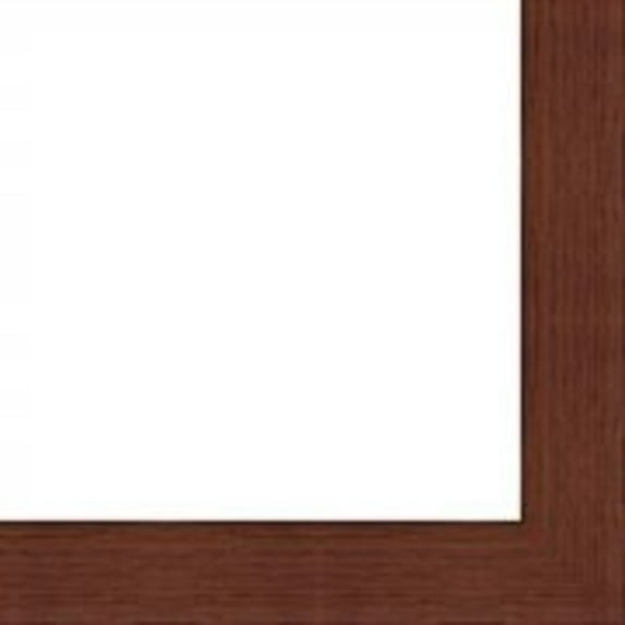 4x10 In Flat Cherry Wood Frame- "The Edge" Medium - Great for Posters, Photos, Art Prints, Mirror,