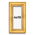 thumbnail image 1 of 4x10 Shadow Box 1.75" Deep Gold Picture Frame - UV Acrylic, Backing, Hanging Hardware, 1 of 5