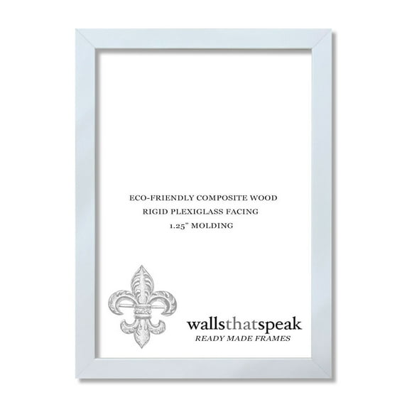 4x11 white Picture Frame for Puzzles Posters Photos or Artwork