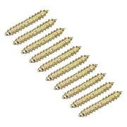 4x11mm Hanger Bolts, 12 Pack Double Ended Self-Tapping Thread Dowel Screws
