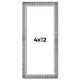 thumbnail image 1 of 4x12 Frame Silver Grey Distressed Solid Wood Picture Frame | 0.75 Inch Moulding Width | Interior, 1 of 8