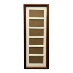 4x12 Inch Long Rectangle Picture Frame for Wall, New Chinese Style Solid Wood Multi Photo Display Frame for Cherished Memories, Tabletop Decor