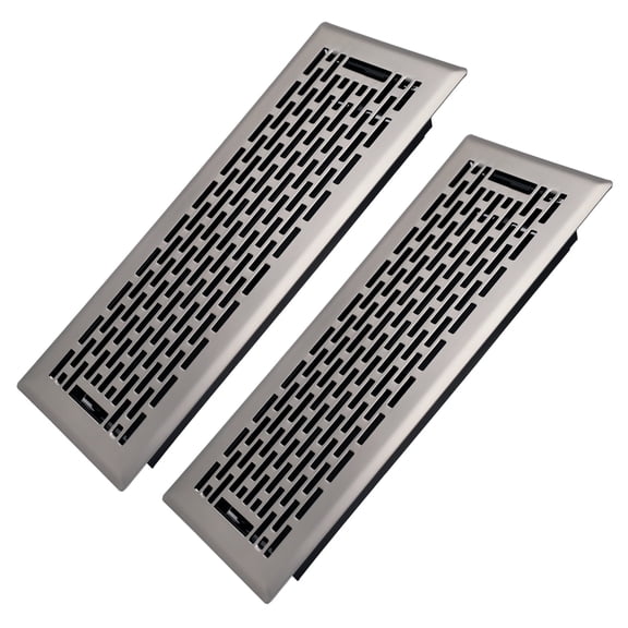 Naiture Louvered Floor Register, Modern Style Stainless Steel with ...