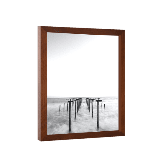 4x13 Picture Frames Brown Wood Modern for 4x13 Photo Poster Frame