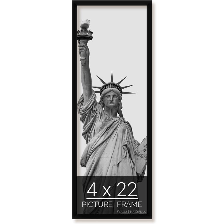 4x22 Black Picture Frame for Puzzles Posters Photos or Artwork