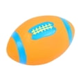 thumbnail image 1 of 4x2x2in Football Shape Latex Squeaky Dog Toy, Rubber Chew Toy for Small Medium Breed to Fetch And Toss, Easy to Clean After Play, Pet Toy for Home, 1 of 4