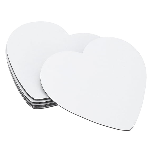 4x3.7 in Sublimation Magnet Blanks, 10pcs Sublimation Blanks Products Personalized Refrigerator Magnets, Heart