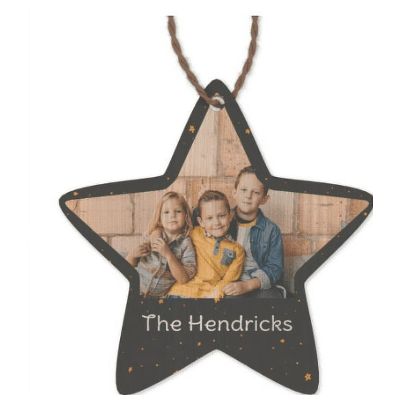 4x3.75 Star Bamboo Ornament