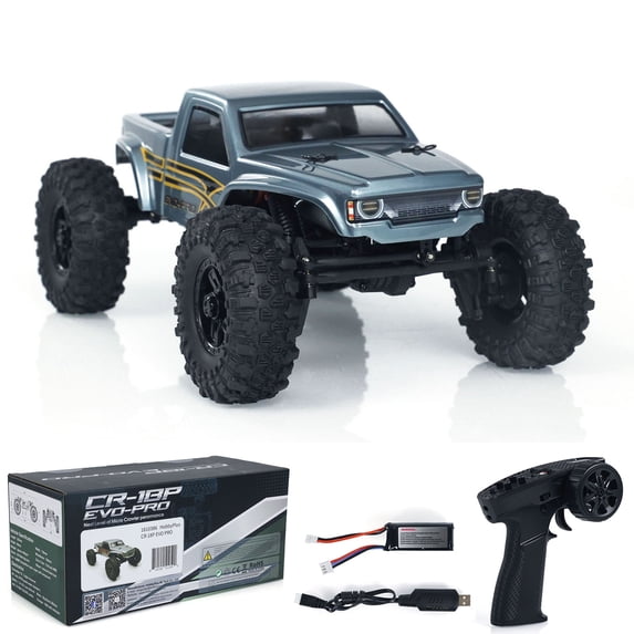 4x4 1/18 RC Rock Crawler Car Electric Off-road Vehicles Hobby Plus CR18P Fighter