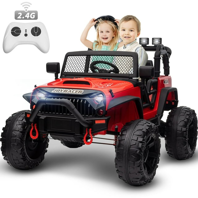 4x4 24 Volt Kids Ride on Truck Car with Remote Control & 2 Seater, 4x200W Motors, 9AH Battery