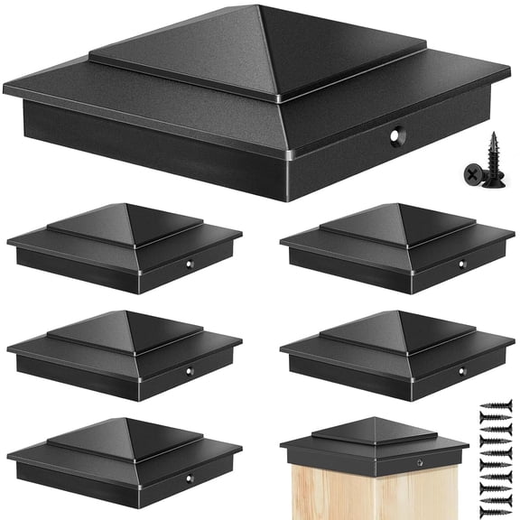 4x4 Aluminum Pyramid Post Cap Only Fits True 3.5" x 3.5" Wood Post