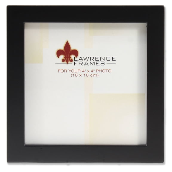4x4 Black Wood Picture Frame - Gallery Collection