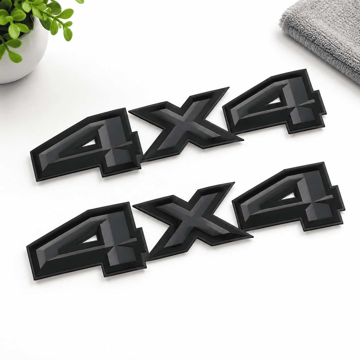 Ford Signs Lettering 4x4 Decals for Ford F-150 2015-2020, Charcoal Glitter Finish - Walmart.com
