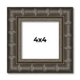 thumbnail image 1 of 4x4 Frame Black Bamboo Solid Wood Picture Frame Width 1.5 Inches | Interior Frame Depth 0.5 Inches, 1 of 8