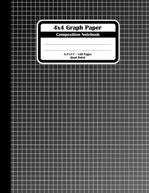 Graph Paper Notebook: Grid Paper Notebook 110 Sheets Large 8.5 x 11 Quad  Ruled 5x5 (Paperback)