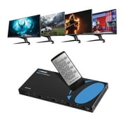 4x4 HDMI 4K Matrix Switch/Splitter4-Input, 4-Output Downscaler 4K & 1080p