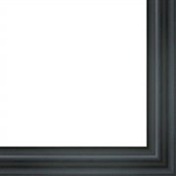 4x4 In - 4 x 4 Swoop Black Solid Wood Frame with UV Framer's Acrylic & Foam Board Backing - Great