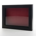 thumbnail image 1 of 4x4 In Shadow Box Frame Painted Black Real Wood with a Red Acid-Free Backing | 3/4" of Usuable, 1 of 7